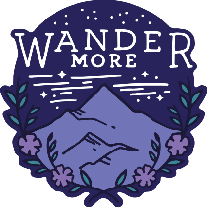 Nature vinyl rug hiking in mountains style - TenStickers