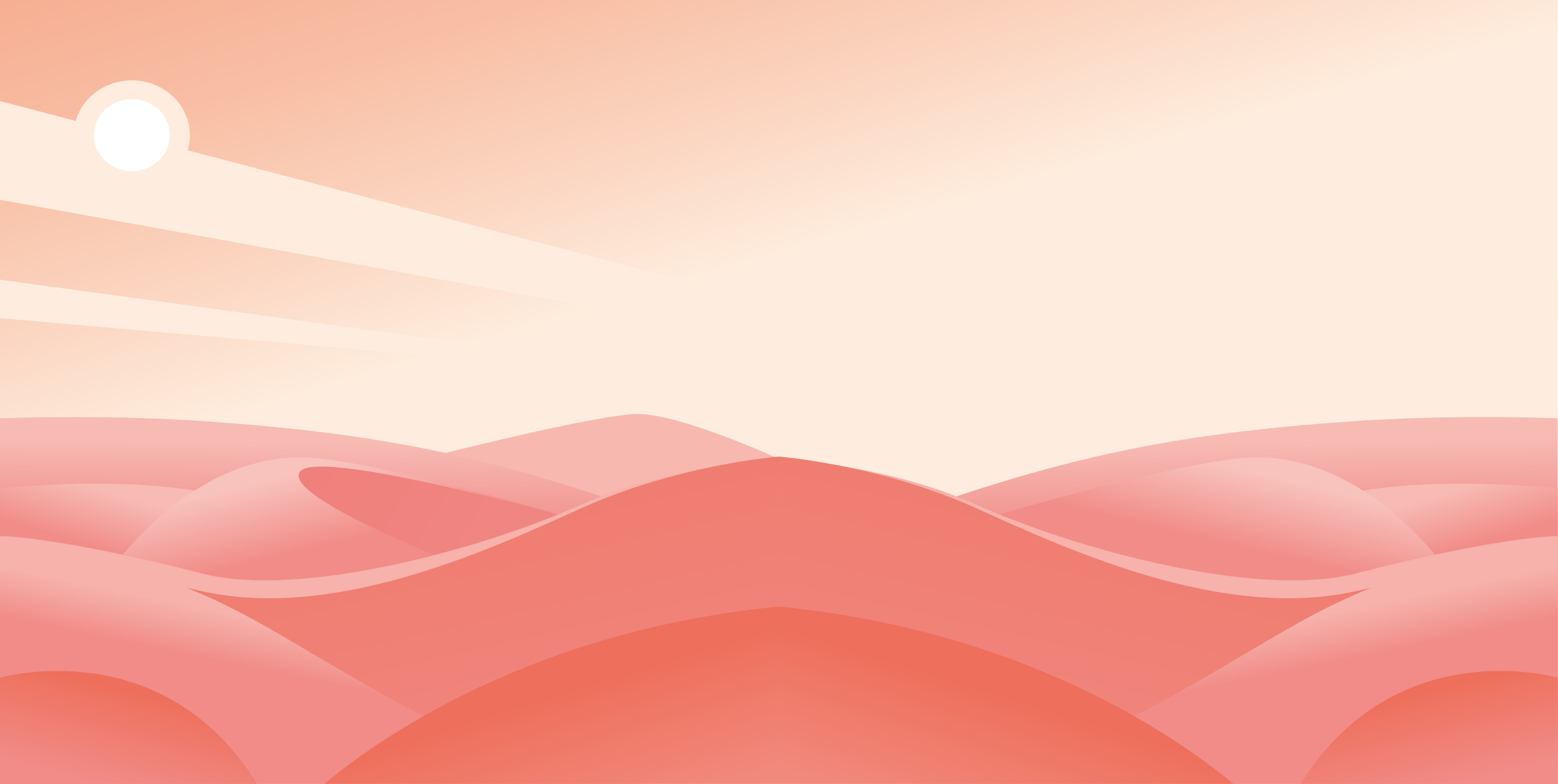 Pink desert geometric vinyl rug - TenStickers