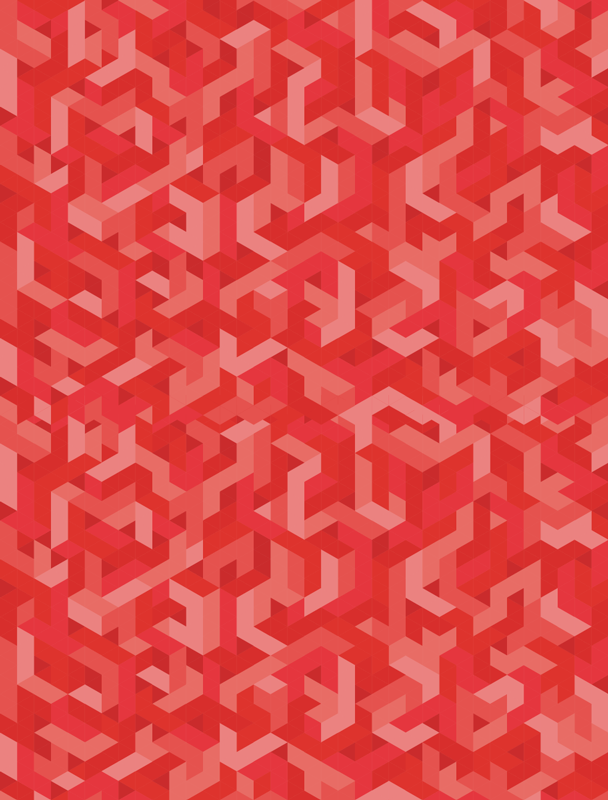 Geometric vinyl rug intricate geometric design - TenStickers