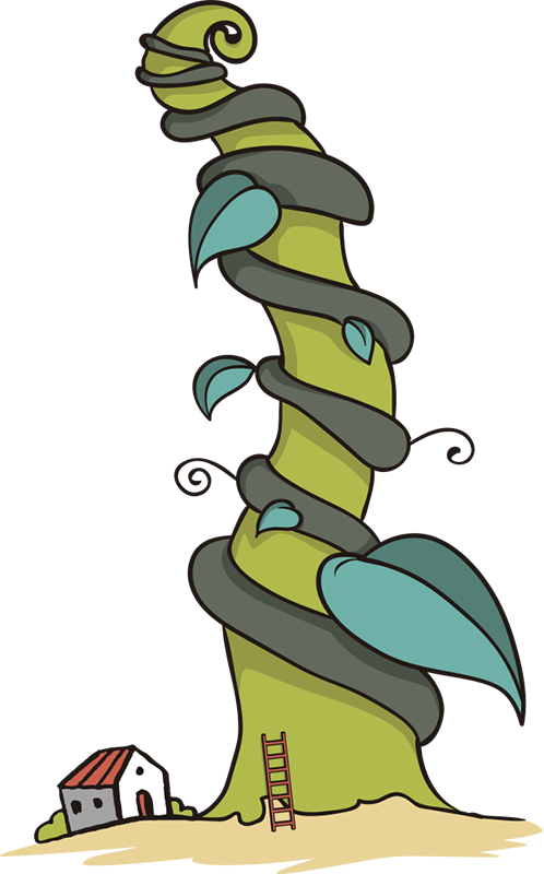 Kids vinyl rug with enchanted seeds - TenStickers