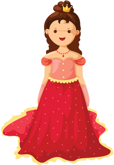 Kids vinyl rug with queen illustration - TenStickers