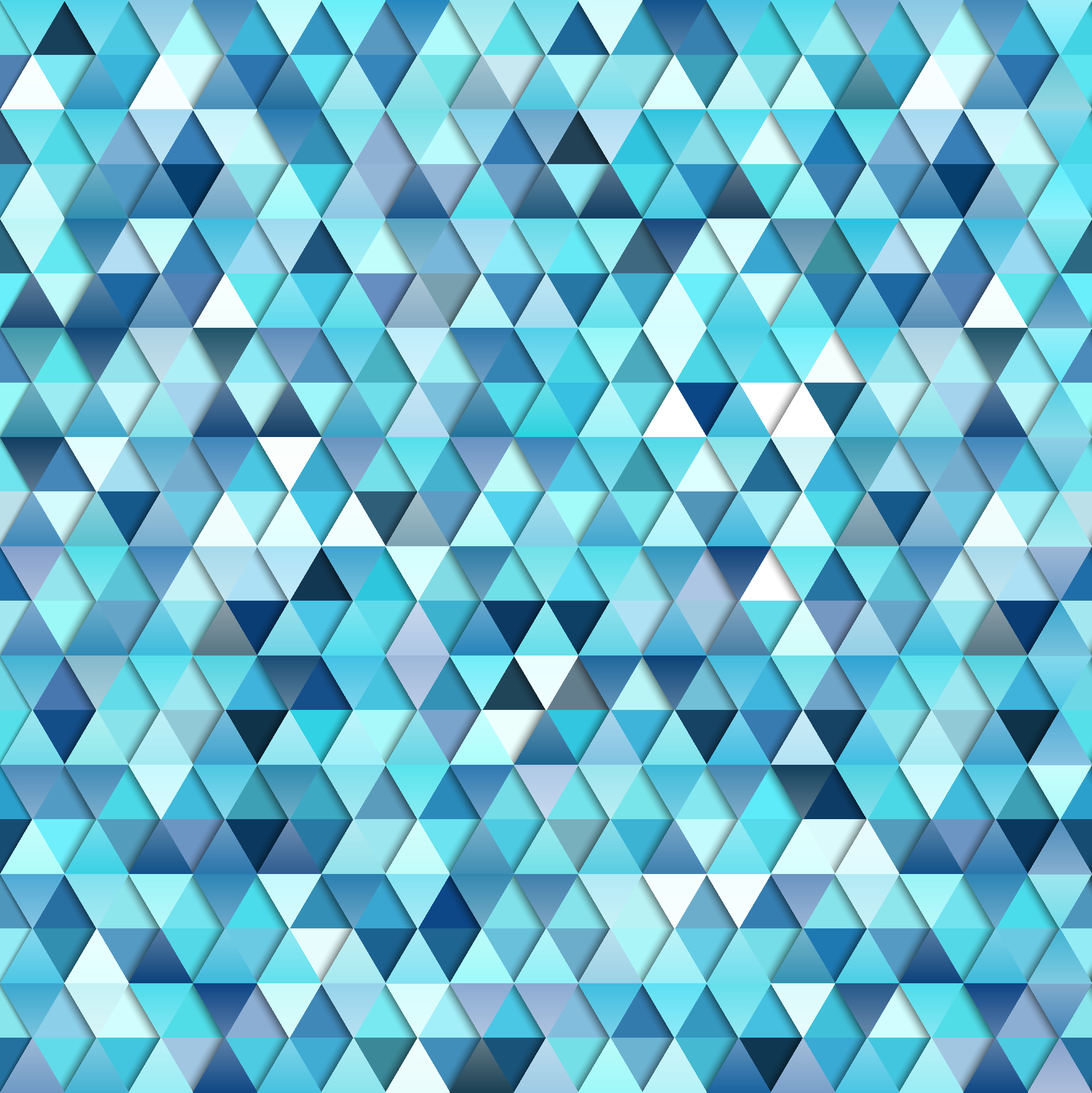 Geometric blue abstract bathroom vinyl rug - TenStickers