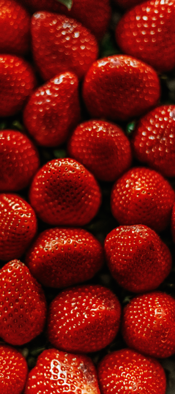 Strawberries kitchen vinyl rug - TenStickers
