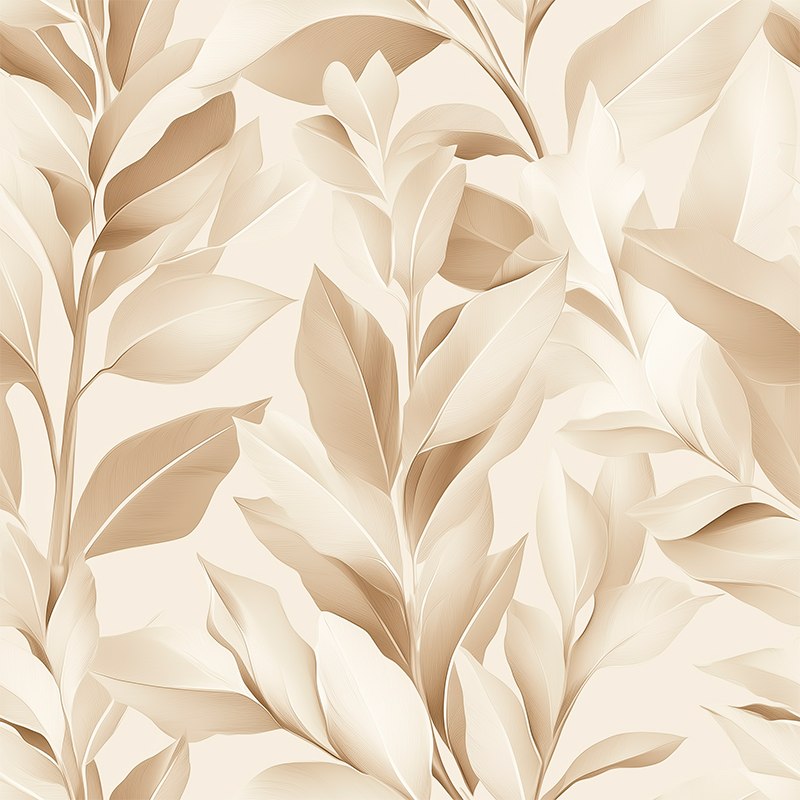 Kitchen vinyl rug in beige sheet design - TenStickers