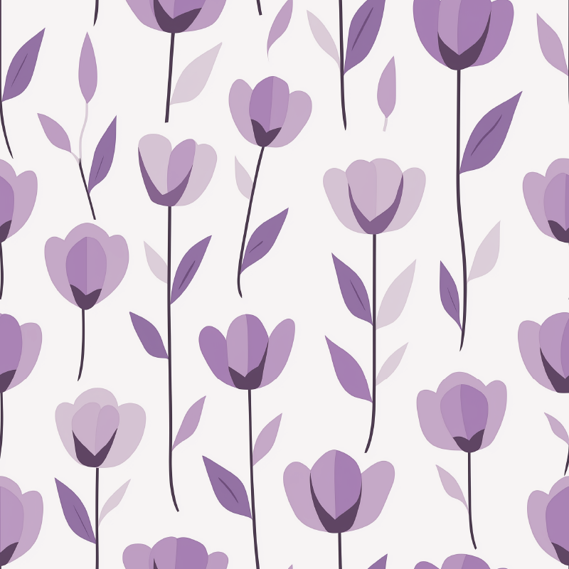 Kitchen vinyl rug with floral print design - TenStickers