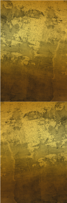 Bedroom vinyl rug with retro golden tangled design - TenStickers