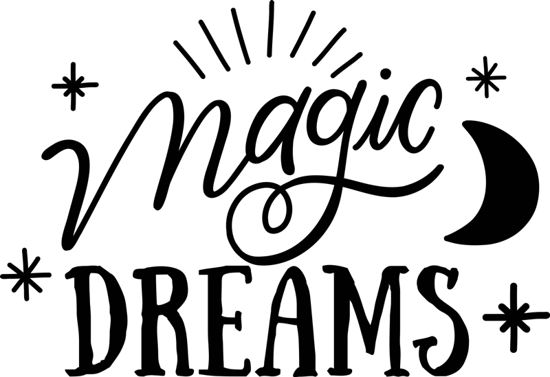 Bedroom vinyl rug enchanted dreams - TenStickers