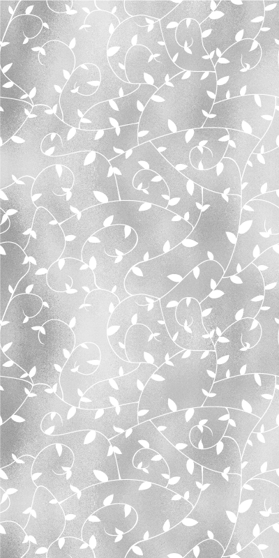 Office vinyl rug tree branches white and silver - TenStickers