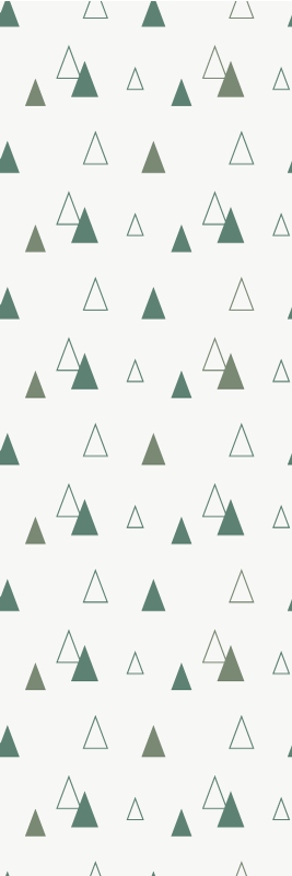 Triangles nature colours office vinyl rug - TenStickers