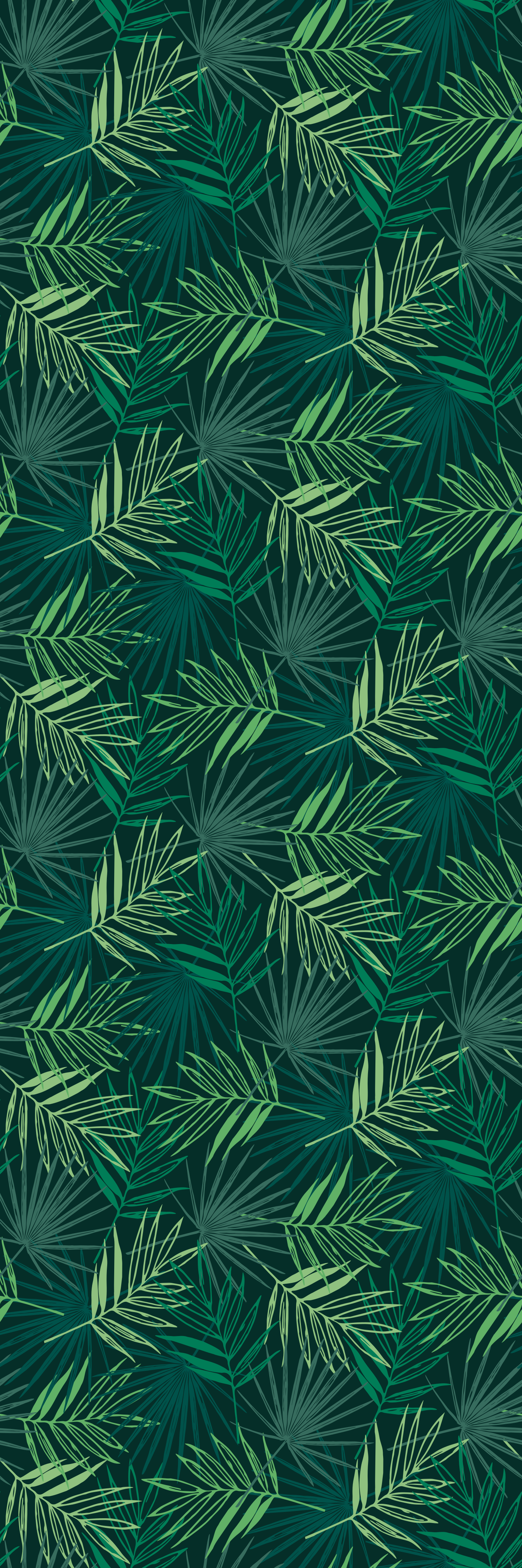 Office vinyl rug tropical blend design - TenStickers