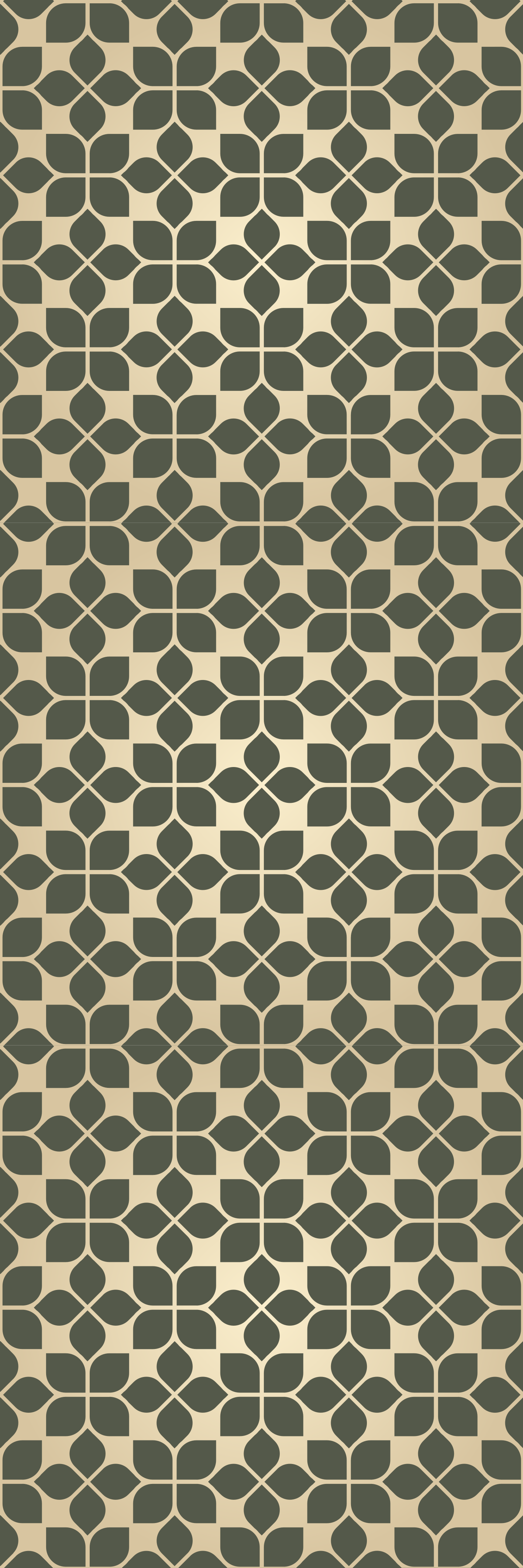 Office vinyl rug with elegant gold designs - TenStickers