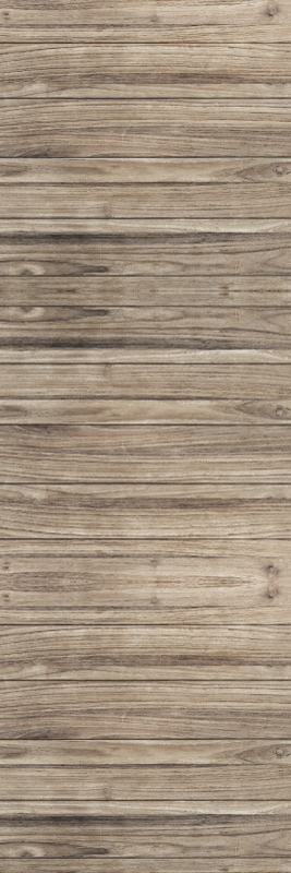 Bedroom vinyl rug in gray rustic wood design - TenStickers