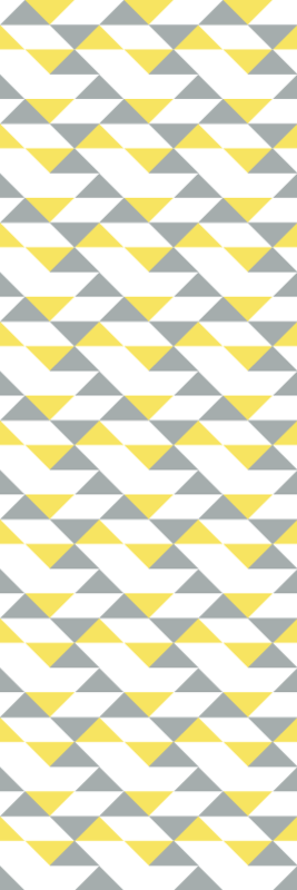 Bedroom vinyl rug in gray pantone pattern - TenStickers