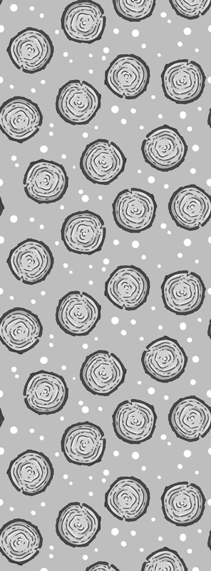 Bedroom vinyl rug in nordic alpine style - TenStickers