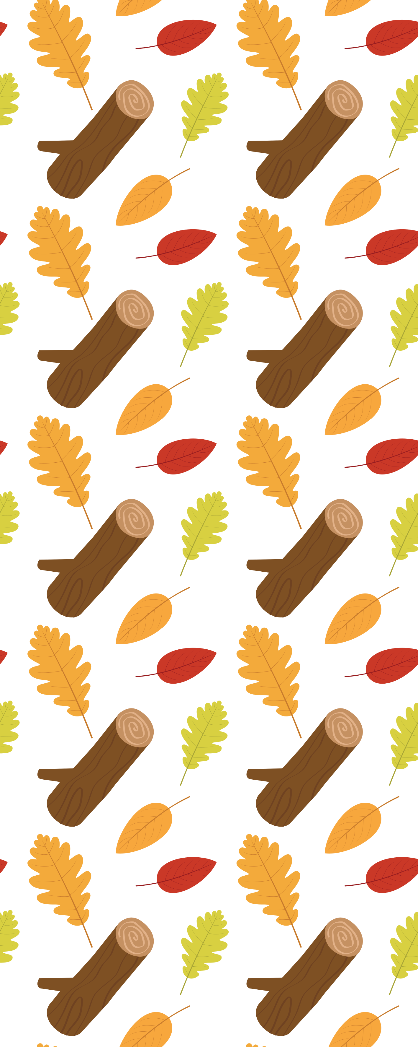 Bedroom vinyl rug with multicolored trees - TenStickers