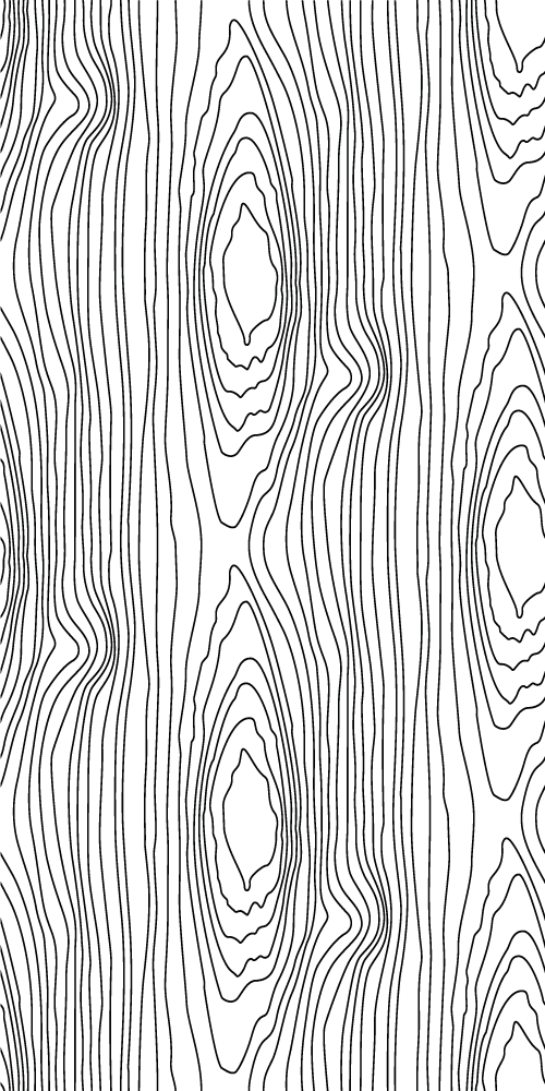 Bedroom vinyl rug with black nature stripes - TenStickers