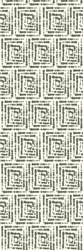 Scandinavian vinyl rug in green japandi design - TenStickers