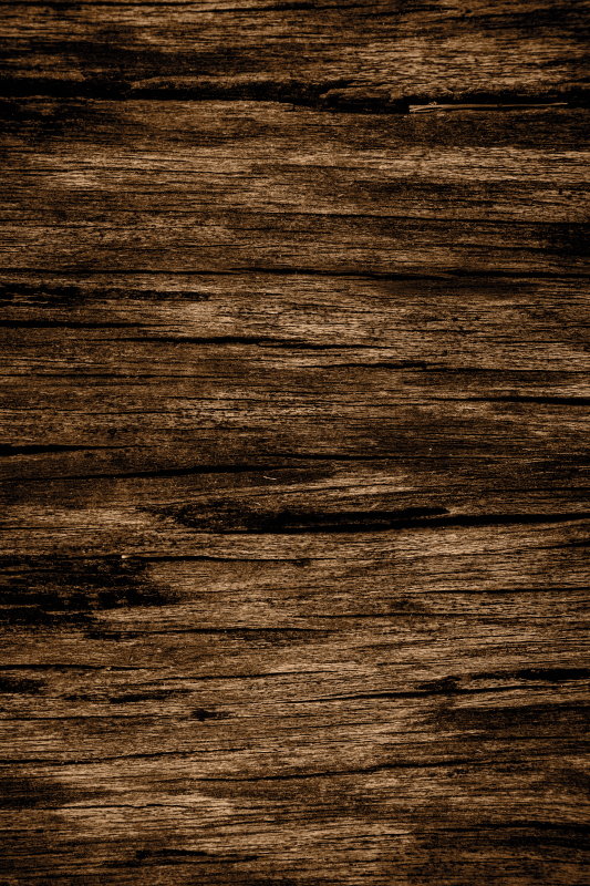 Textured vinyl rug in striped dark brown - TenStickers
