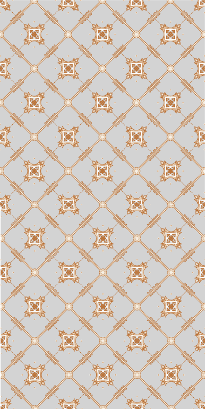 Textured vinyl rug tile style rhombus - TenStickers