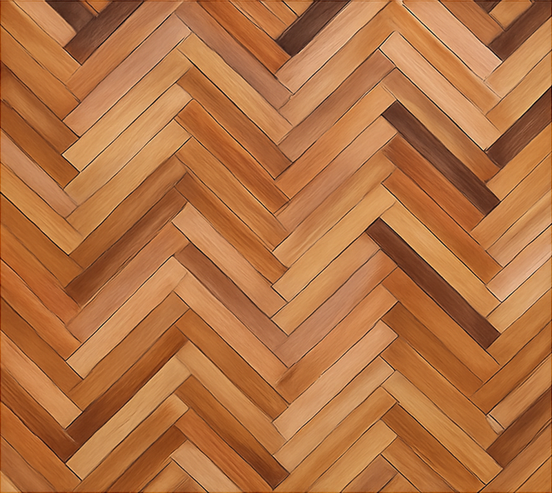 Textured vinyl rug classic oak herringbone design - TenStickers