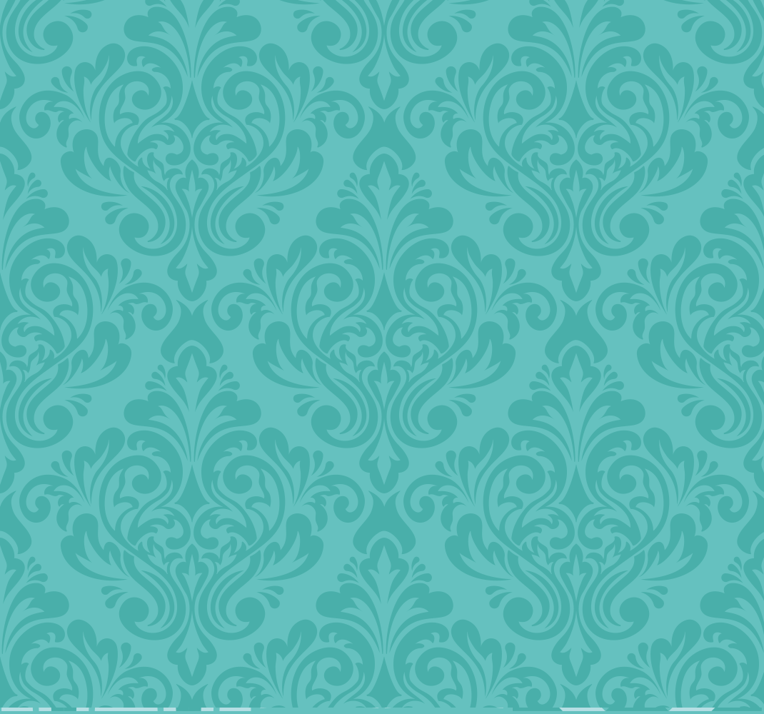 Vintage vinyl rug in classic damask design - TenStickers