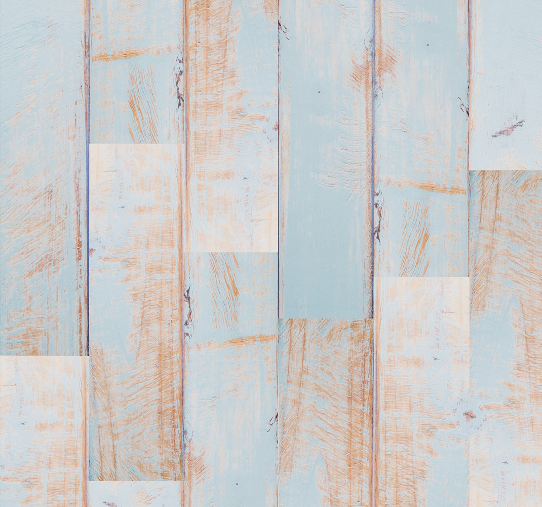 Textured vinyl rug distressed wood planks design - TenStickers