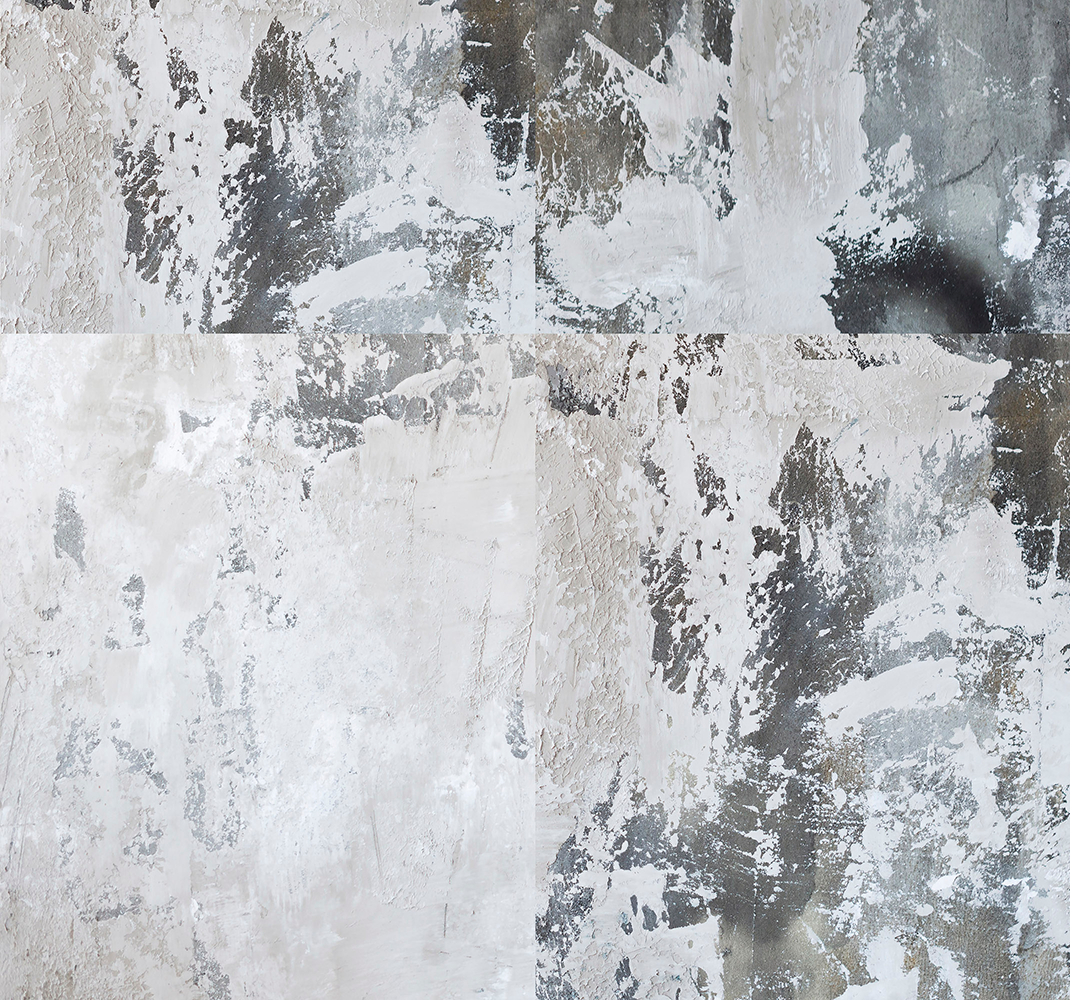 Textured vinyl rug in dark composition design - TenStickers