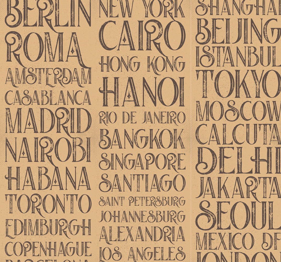 Custom rug world cities collection - TenStickers