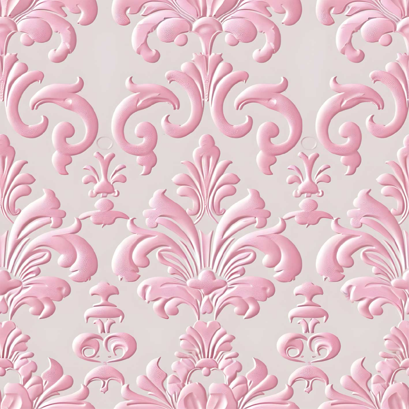 Vintage vinyl rug with pink pattern - TenStickers