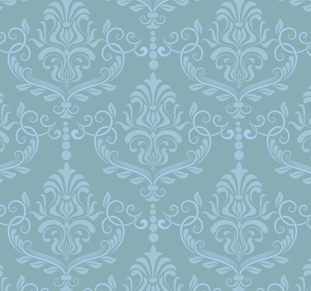 Vintage vinyl rug in baroque style - TenStickers