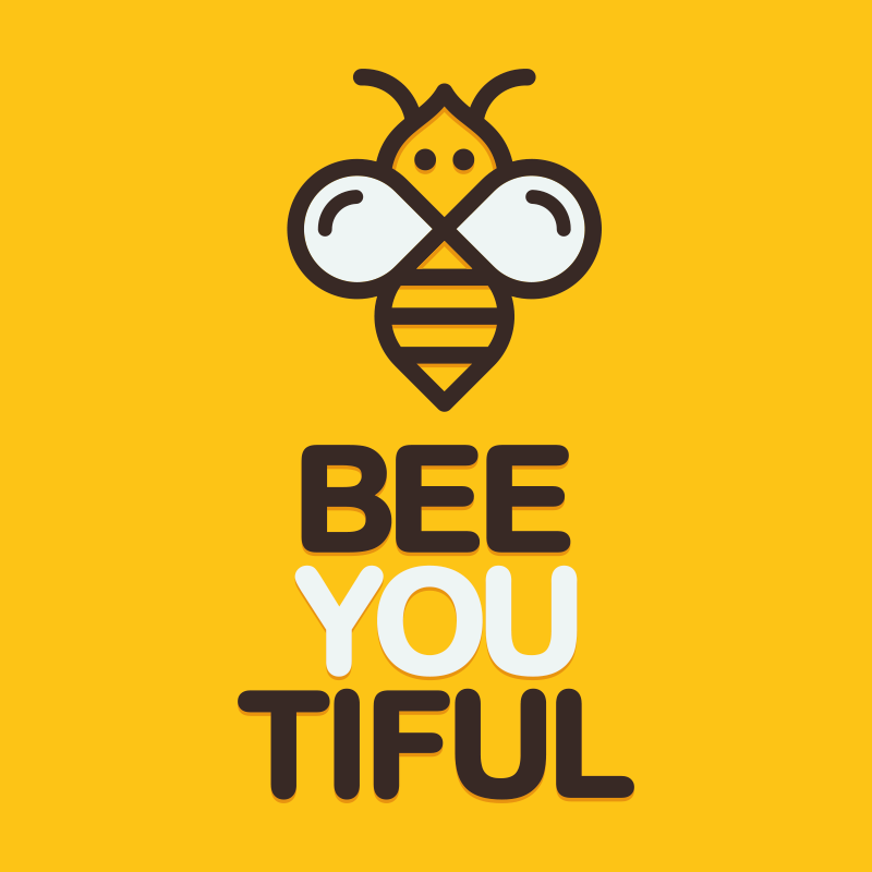 Custom rug you are so bee-autiful - TenStickers