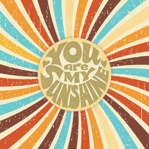 Custom rug you are my sunshine rug - TenStickers