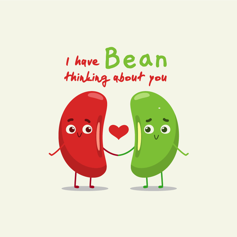 Custom rug with hilarious bean quote - TenStickers