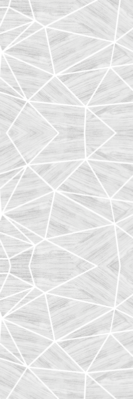 Textured vinyl rug in white and silver wood pattern - TenStickers