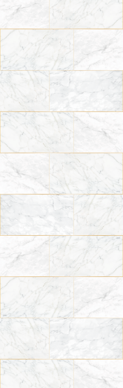 Textured vinyl rug in gray tones with gold marble - TenStickers