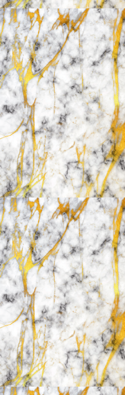 Textured vinyl rug in elegant gray and gold marble - TenStickers