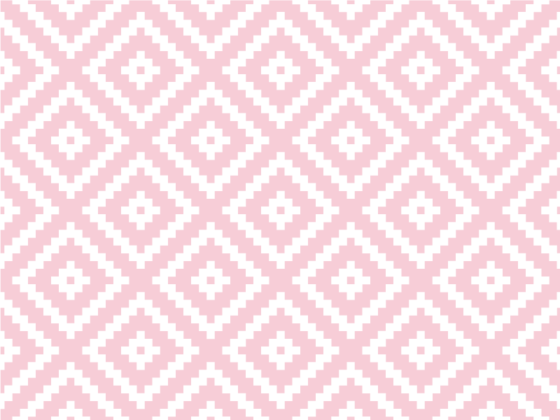 Textured vinyl rug with pink squares geometric pattern - TenStickers