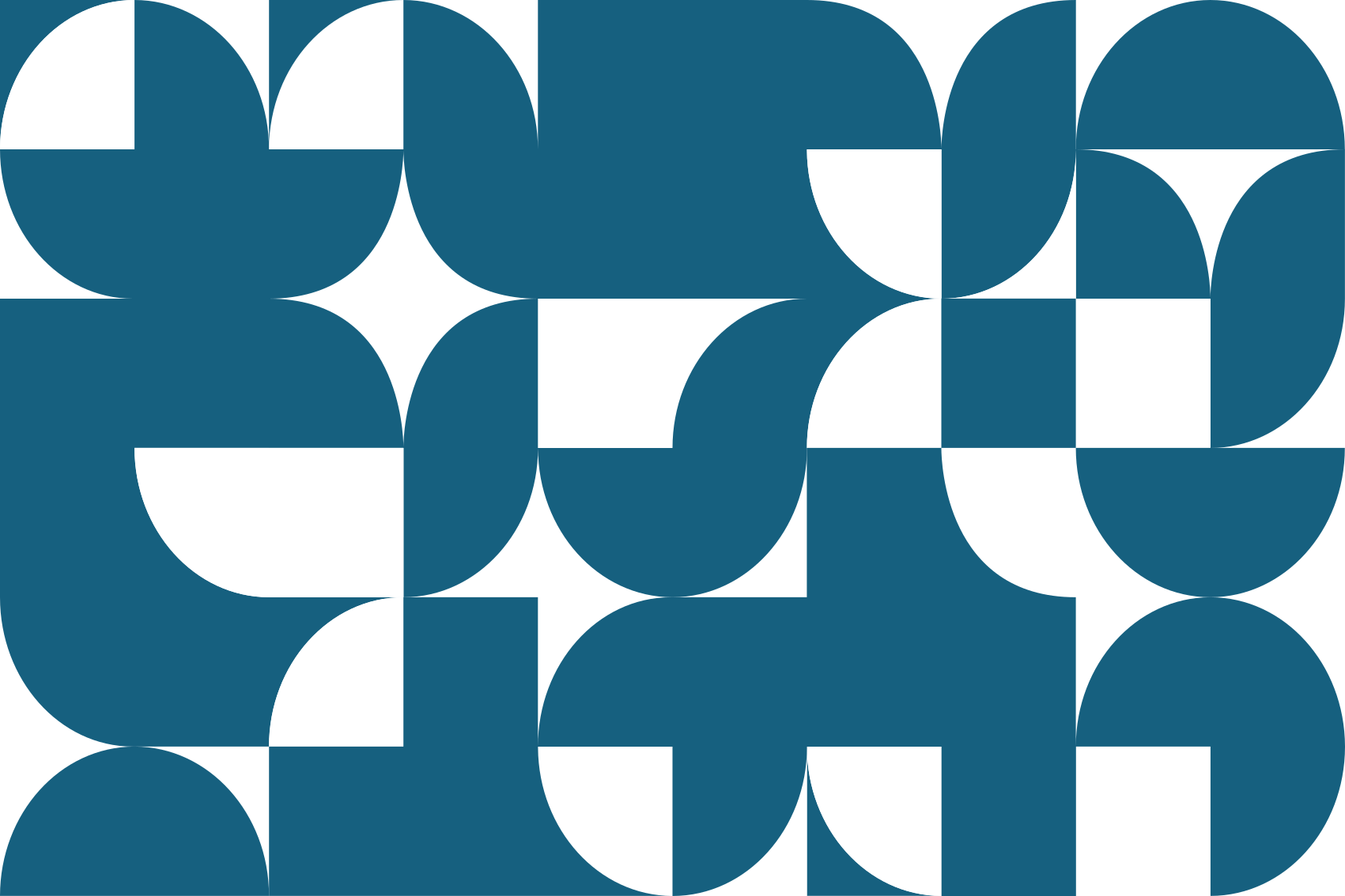 Geometric vinyl rug with blue circle pattern - TenStickers