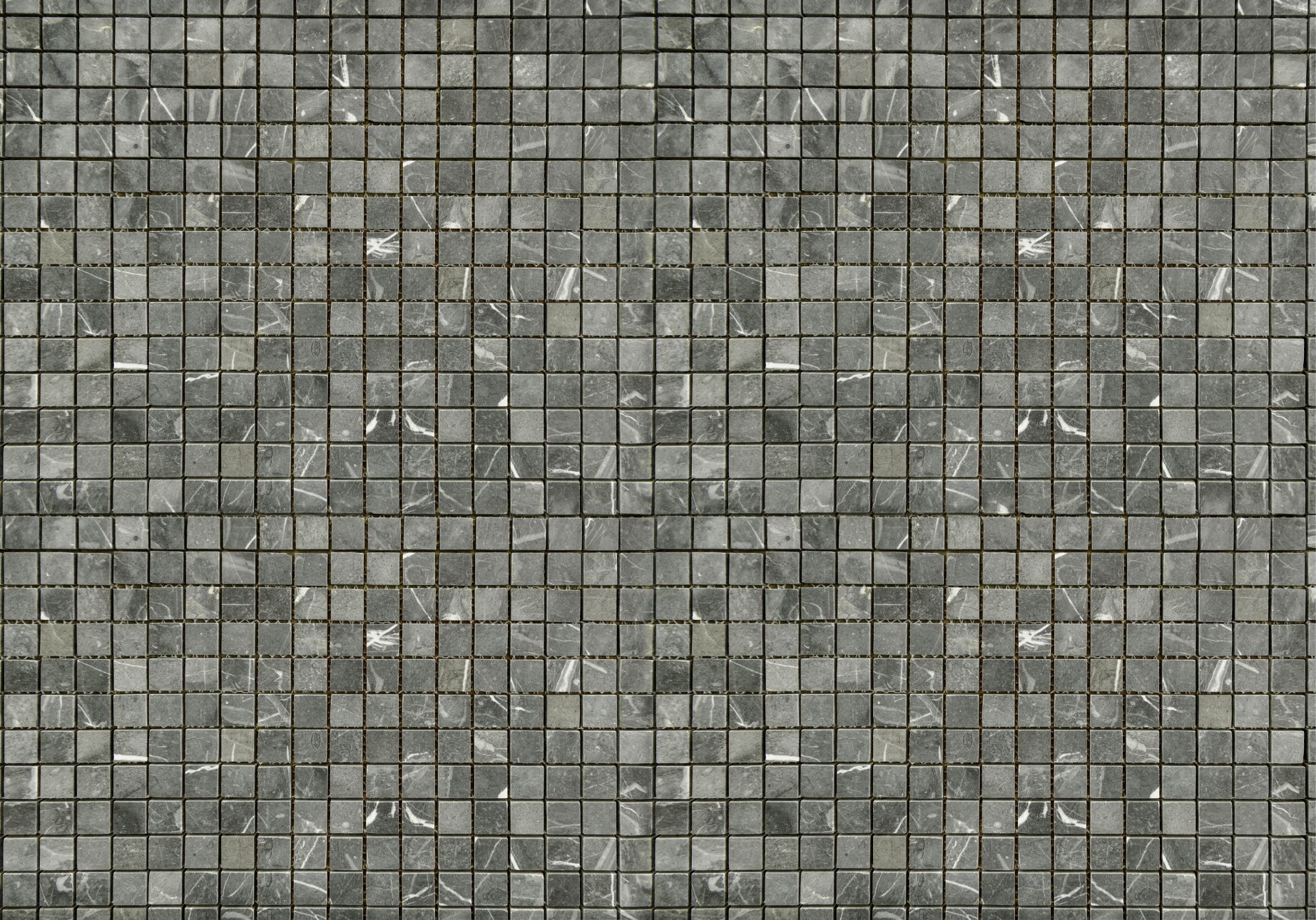 Grey vinyl rug black tiles design - TenStickers
