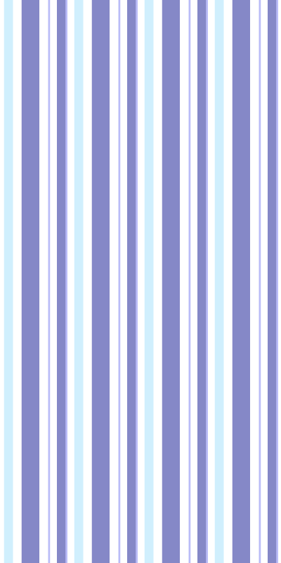 Hall vinyl rug with thin vertical blue stripes - TenStickers