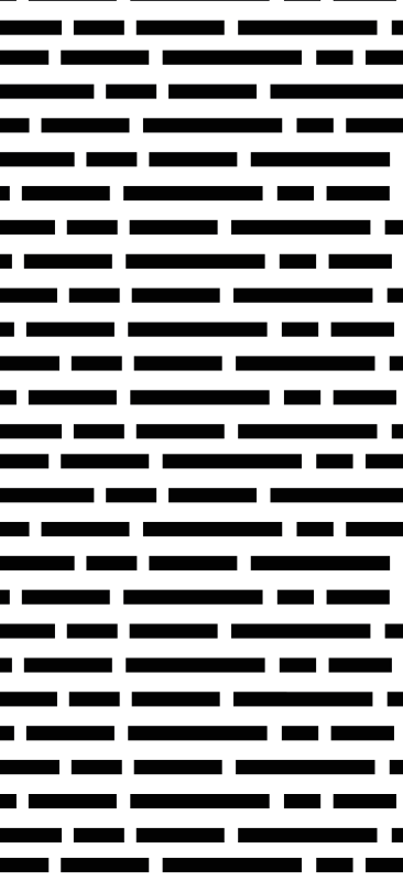 Hall vinyl rug in nordic black and white rectangles - TenStickers