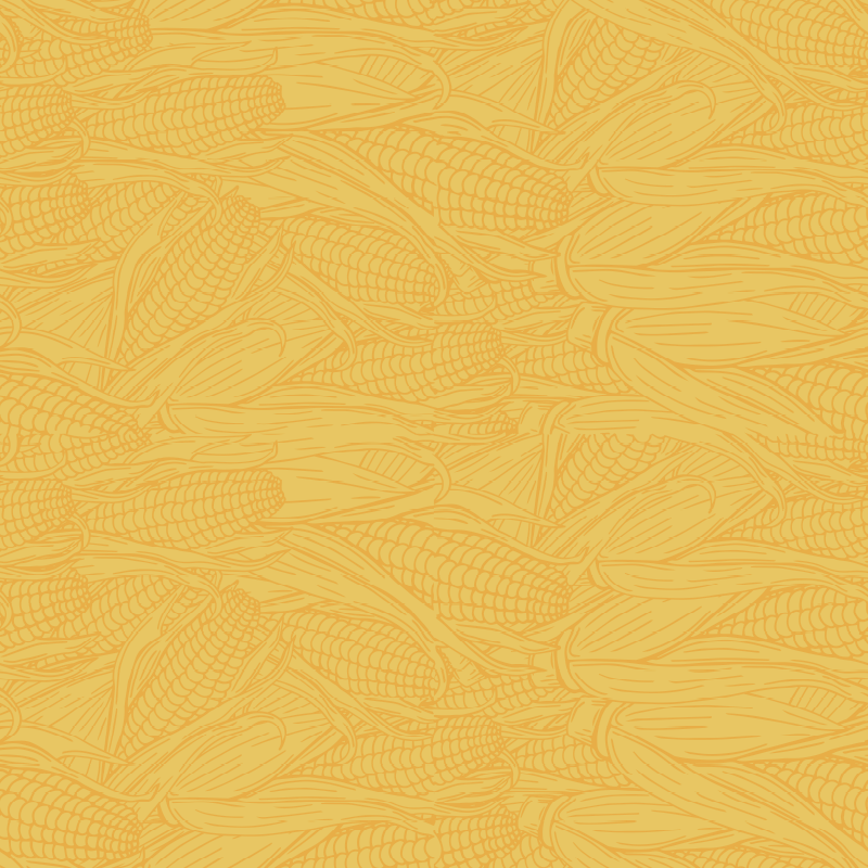 Yellow vinyl rug in corn hues - TenStickers