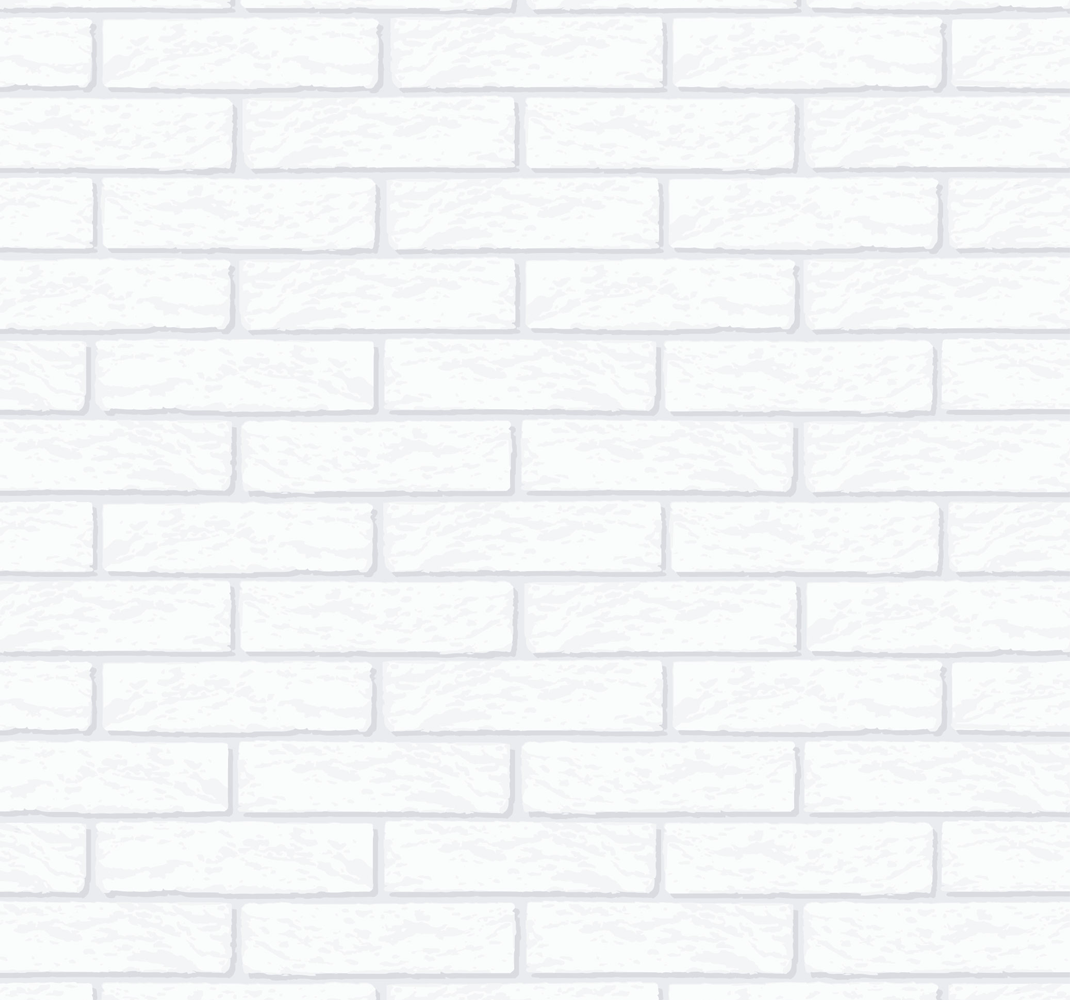 White vinyl rug with white brick pattern - TenStickers