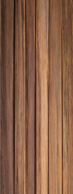 Brown vinyl rug with rustic wood finish - TenStickers