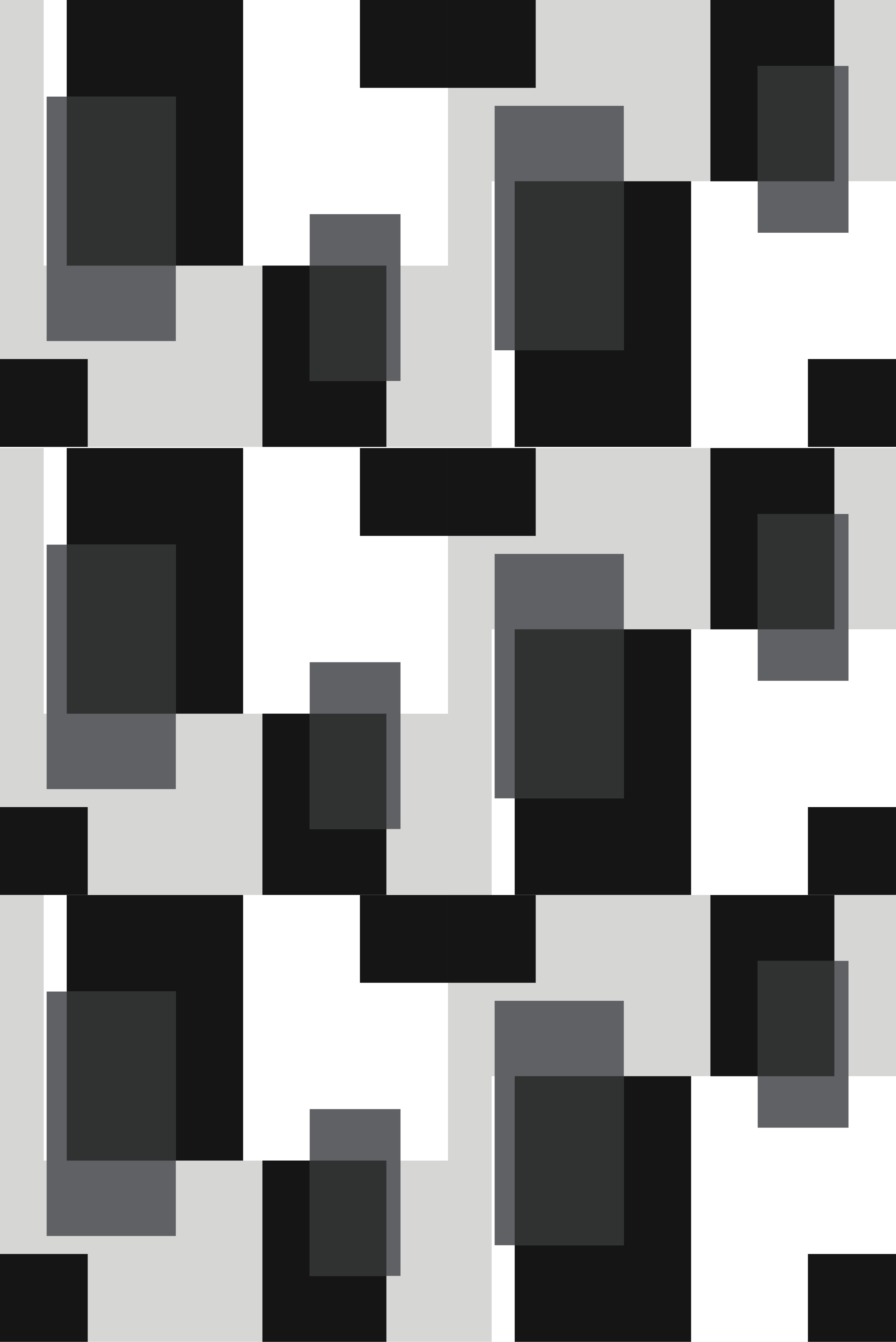 Black vinyl rug in black and white blocks - TenStickers