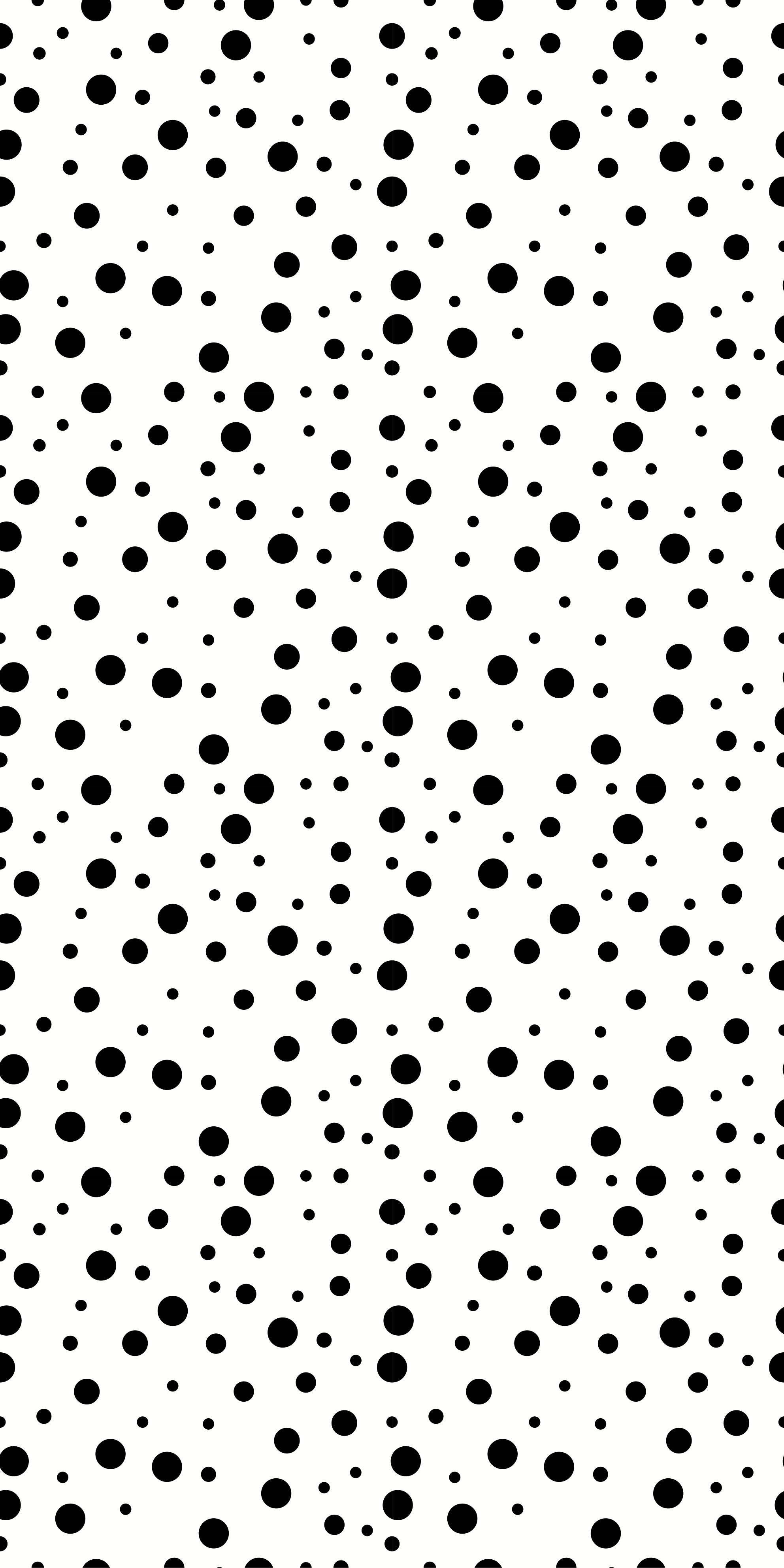 Black vinyl rug with black dots on white - TenStickers