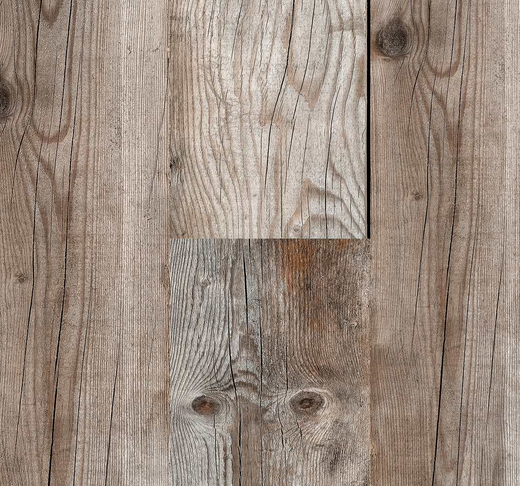 Outdoor vinyl rug with rustic wood design - TenStickers
