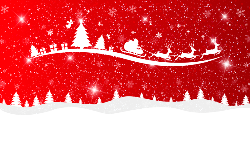Red vinyl rug christmas wave pattern - TenStickers
