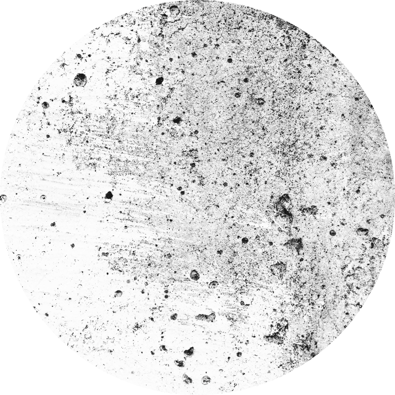 Superlative round cement effect vinyl rug - TenStickers