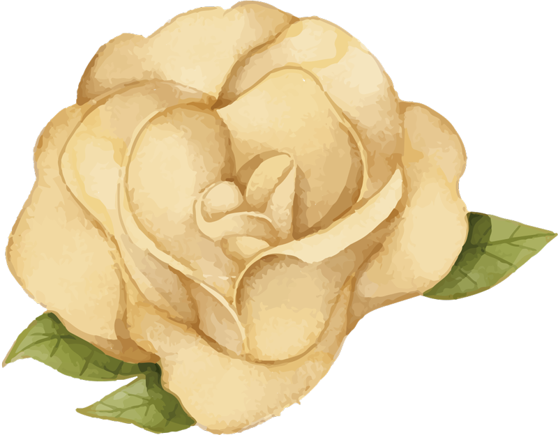 Floral contour floral vinyl rug - TenStickers